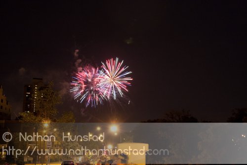 Minneapolis fireworks on 4 July 2010
